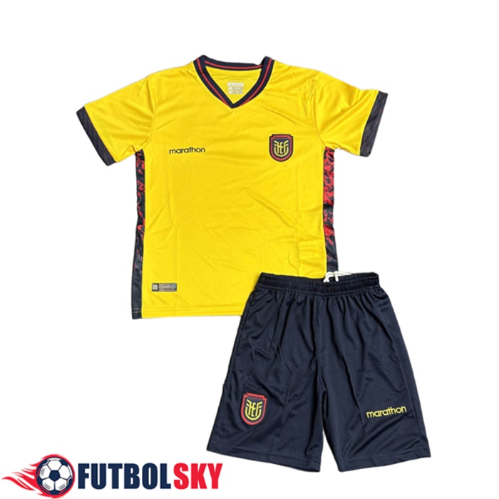 Camiseta Equipo Nacional Ecuador Ninos Primera Copa Del Mundo 2026