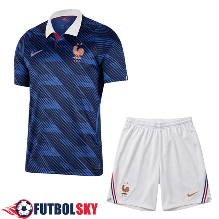 Nueva Camiseta Equipo Nacional Francia Ninos Primera Copa Del Mundo 2026