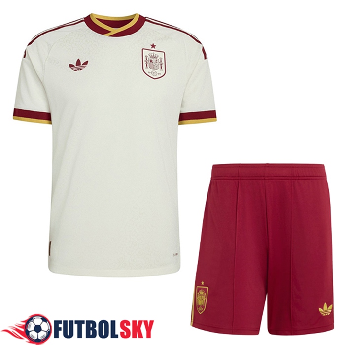 Nueva Camisetas De Futbol España Ninos Segunda 2026/2027