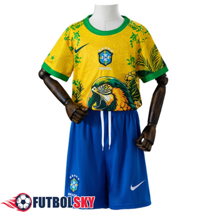Camisetas De Futbol Brasil Ninos Special Edition Amarillo 2026/2027