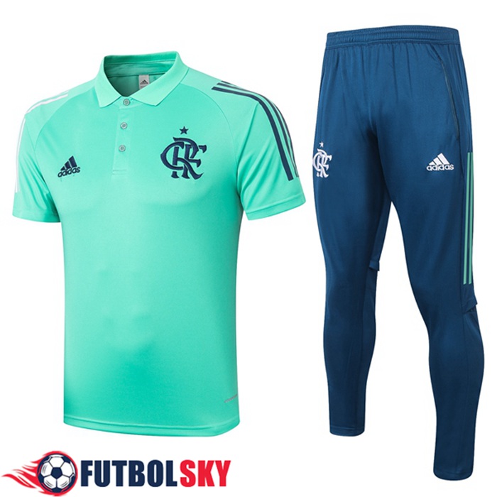 Camiseta Polo Flamengo + Pantalones Verde 2020/2021