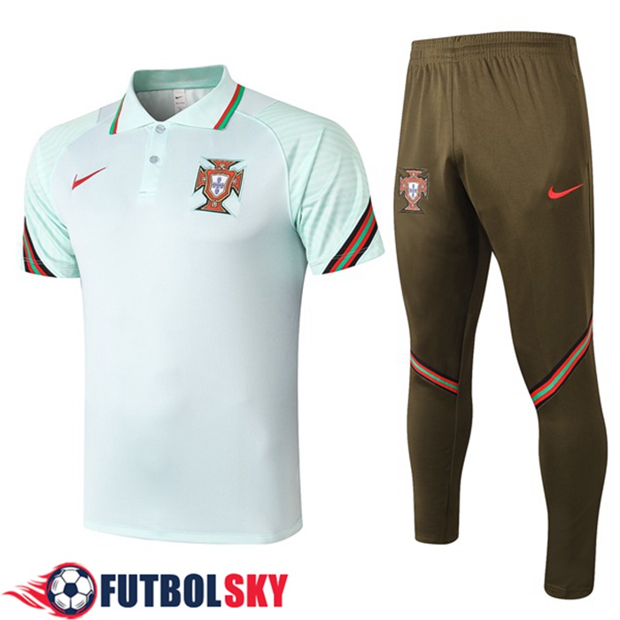 Camiseta Polo Portugal + Pantalones Verde 2020/2021