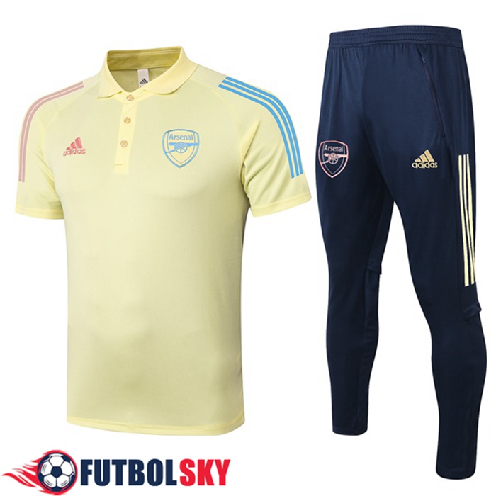 Camiseta Polo Arsenal + Pantalones Amarillo 2020/2021