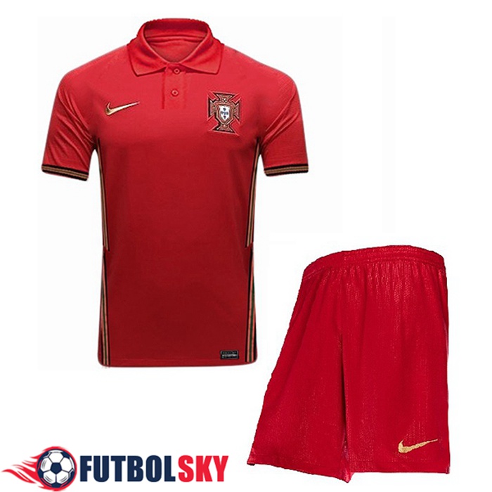 Camiseta De Futbol Portugal Niños Titular 2020/2021