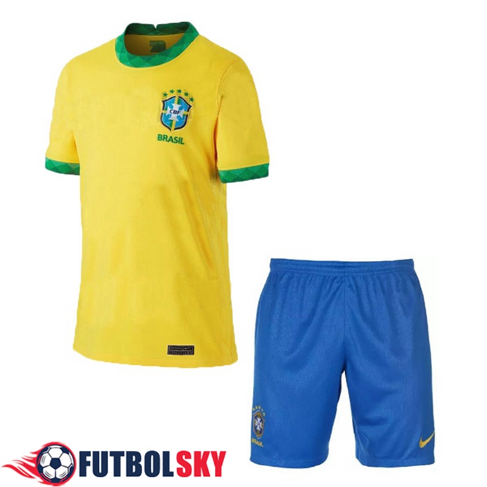 Camiseta De Futbol Brasil Niños Titular 2020/2021