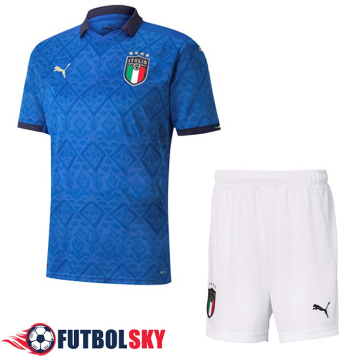Camiseta De Futbol Italia Niños Titular 2020/2021