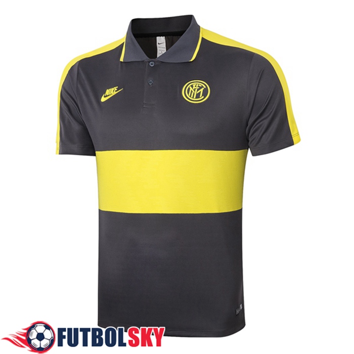 Camiseta Polo Futbol Inter Milan Amarillo 2020/2021