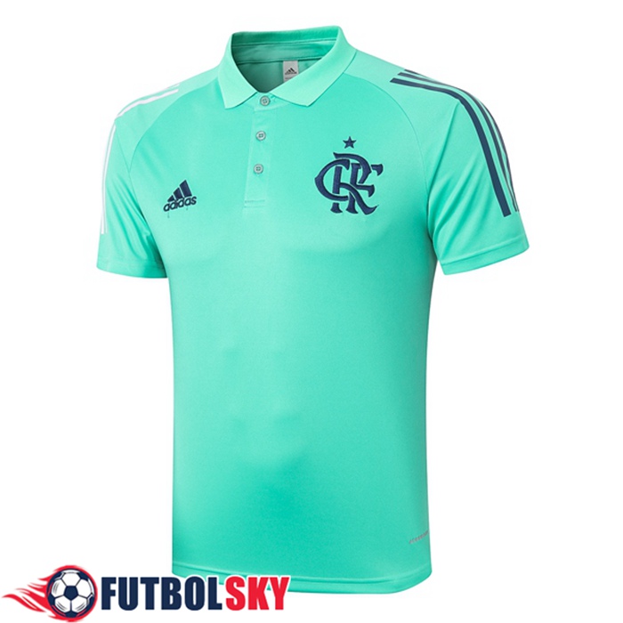 Camiseta Polo Futbol Flamengo Verde 2020/2021