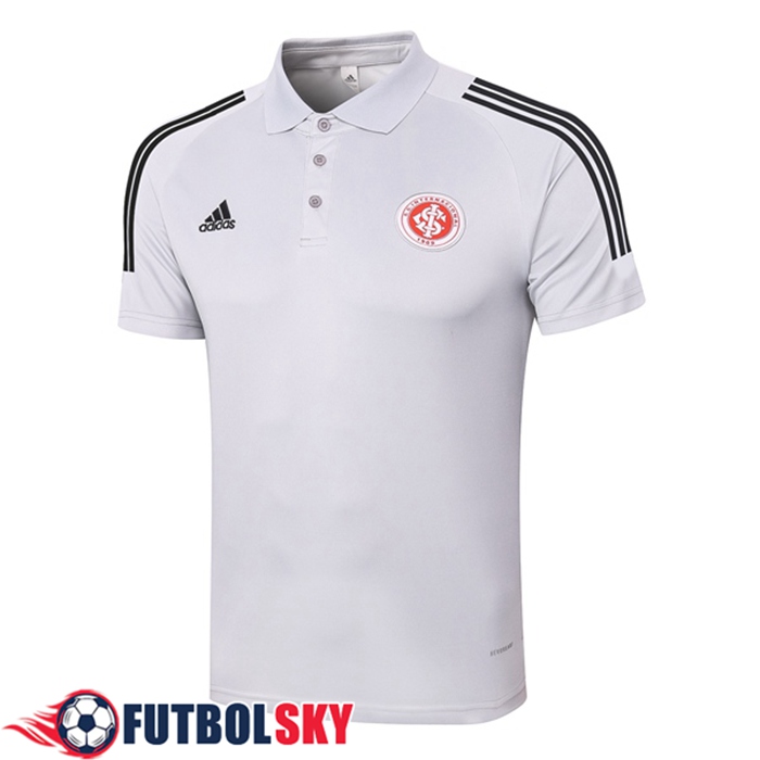 Camiseta Polo Futbol SC Internacional Gris Claro 2020/2021