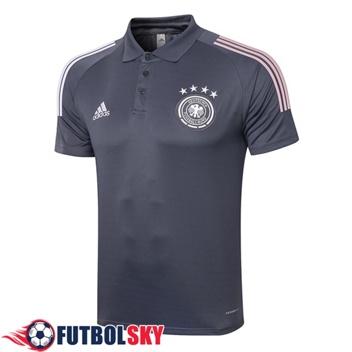 Camiseta Polo Futbol Alemania Gris Oscuro 2020/2021