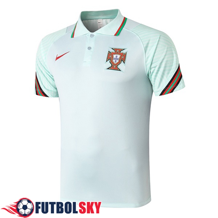 Camiseta Polo Futbol Portugal Verde 2020/2021