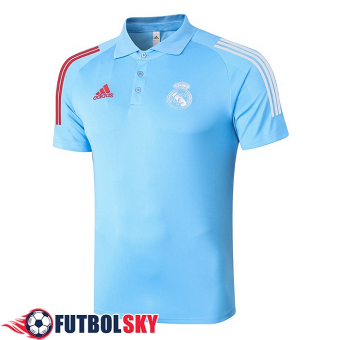 Camiseta Polo Futbol Real Madrid Azul 2020/2021