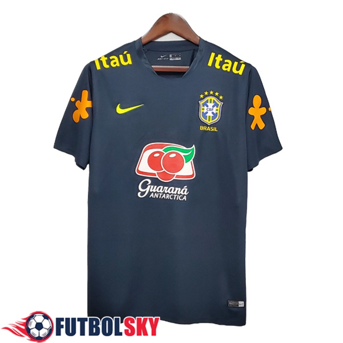 Camiseta Entrenamiento Brésil Gris Oscuro 2020/2021