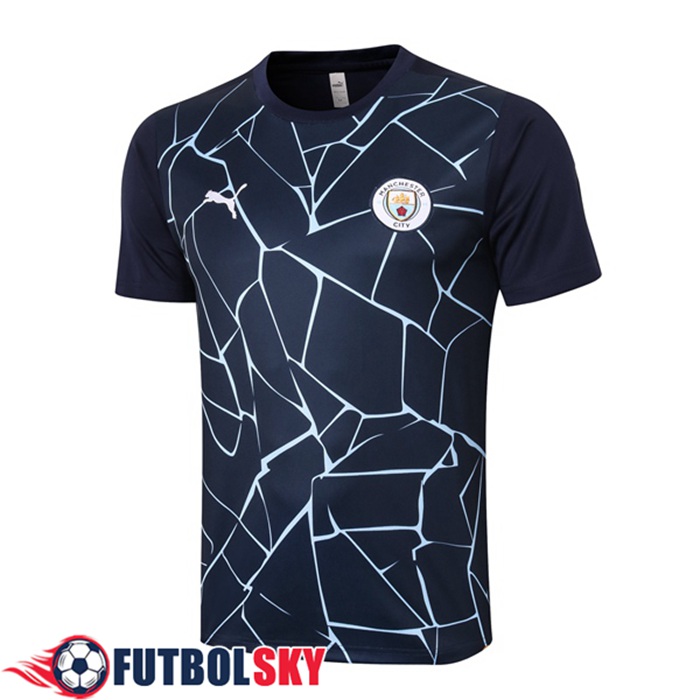 Camiseta Entrenamiento Manchester City Azul Real 2020/2021