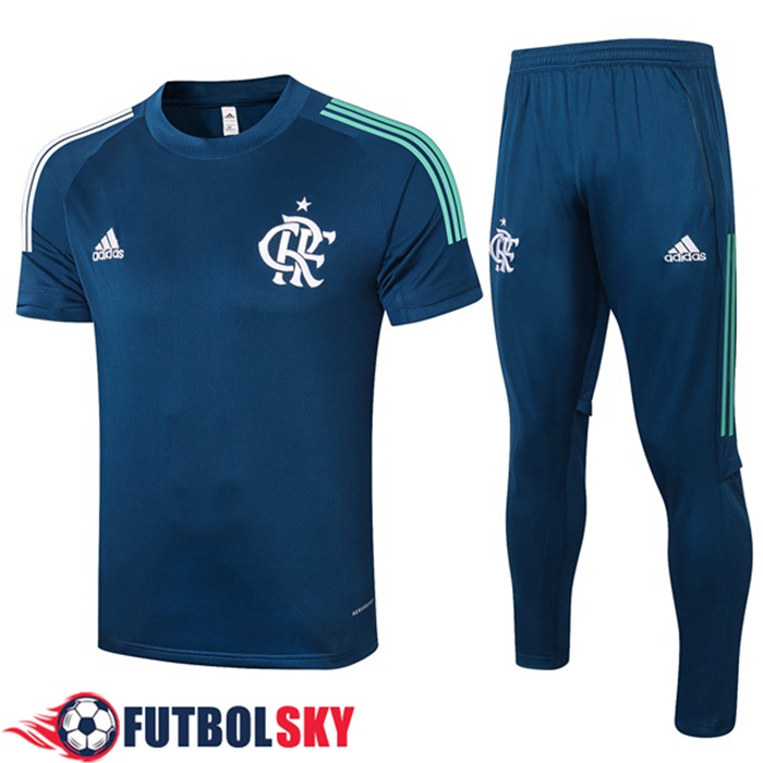 Camiseta Entrenamiento Flamengo + Pantalones Azul Real 2020/2021