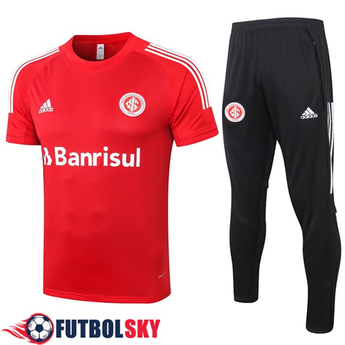 Camiseta Entrenamiento SC Internacional + Pantalones Rojo 2020/2021