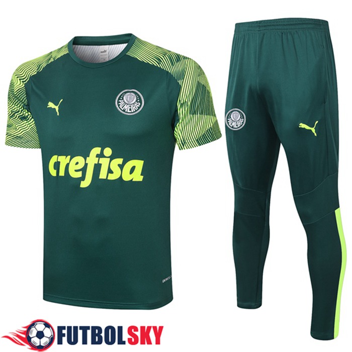 Camiseta Entrenamiento Palmeiras + Pantalones Verde 2020/2021
