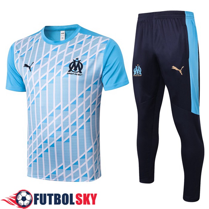Camiseta Entrenamiento Marsella OM + Pantalones Azul 2020/2021