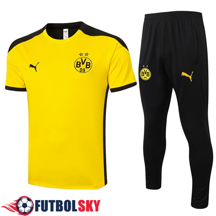 Camiseta Entrenamiento Dortmund BVB + Pantalones Amarillo 2020/2021