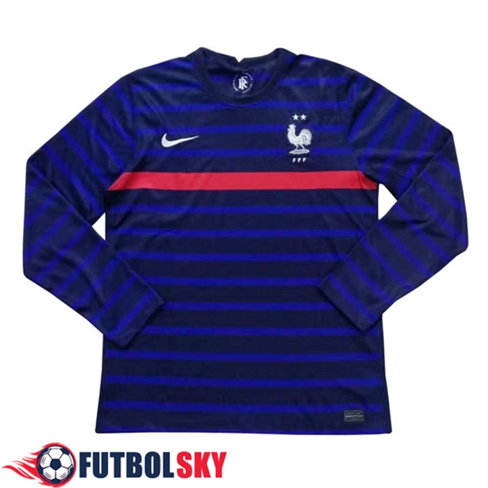Camiseta De Futbol Francia Titular Manga Larga 2020/2021