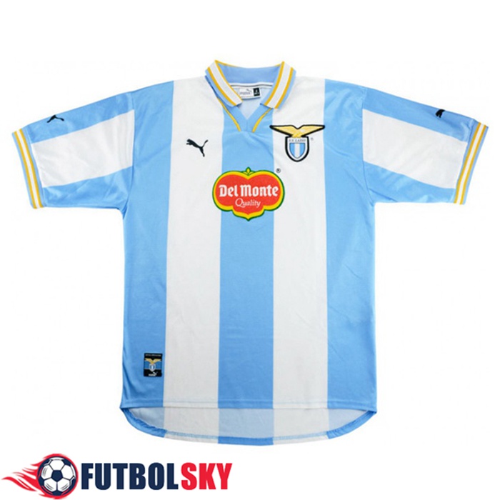 Camiseta De Futbol SS Lazio Retro Titular 1999/2000