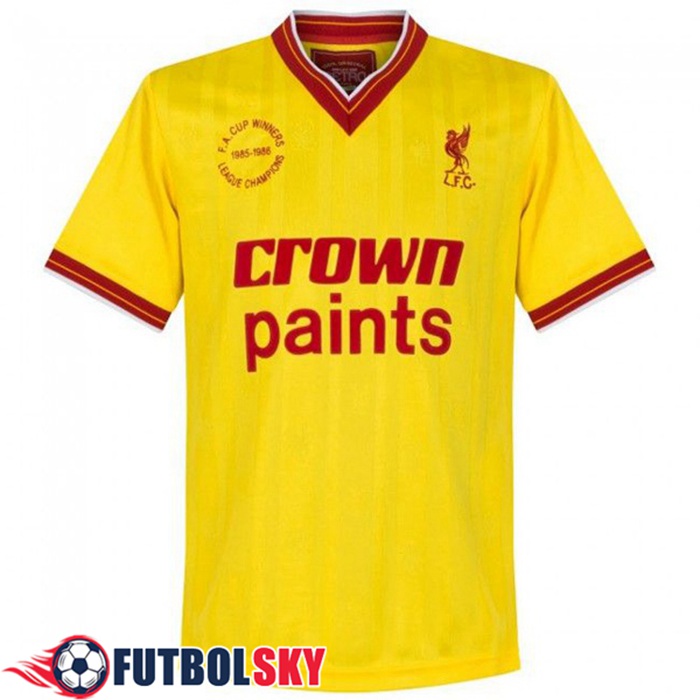 Camiseta De Futbol FC Liverpool Retro Tercero 1985/1986