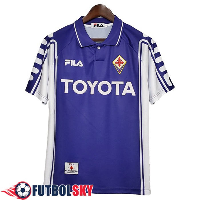 Camiseta De Futbol ACF Fiorentina Retro Titular 1999/2000