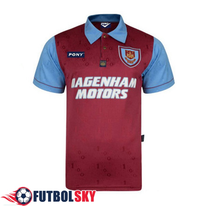 Camiseta De Futbol West Ham Retro Titular 1995/1997