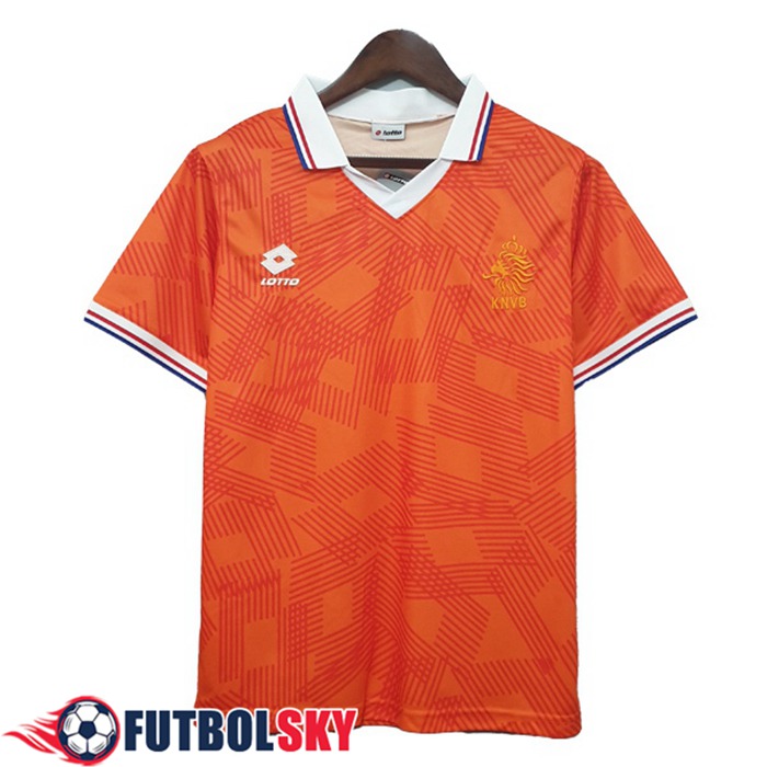 Camiseta De Futbol Países Bajos Retro Titular 1991