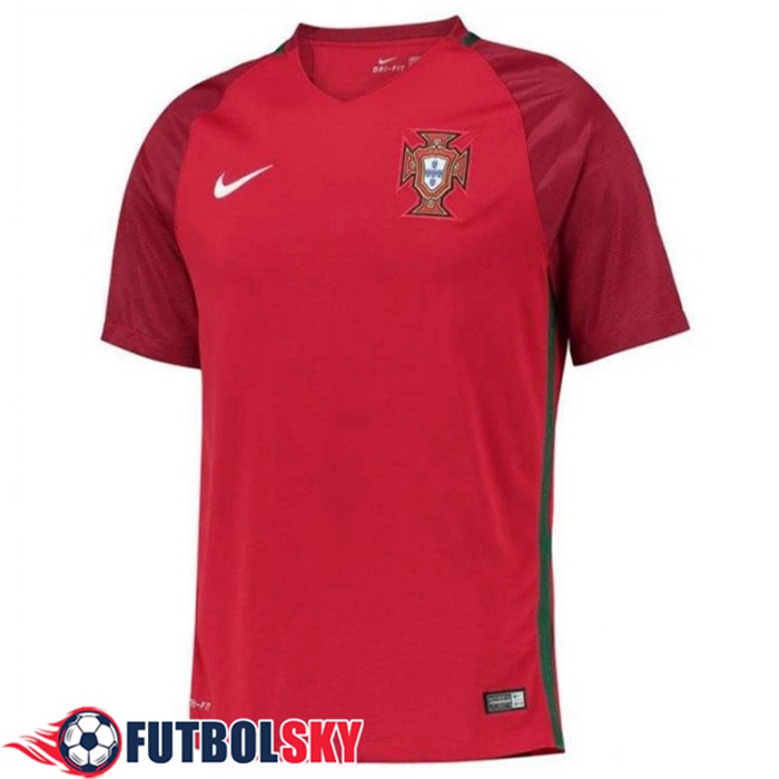 Camiseta De Futbol Portugal Retro Titular 2016