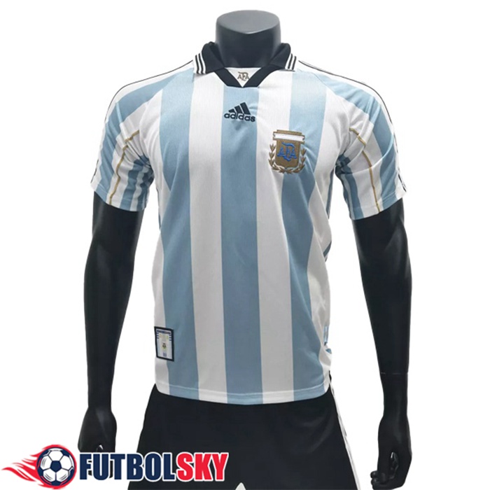 Camiseta De Futbol Argentina Retro Titular 1998
