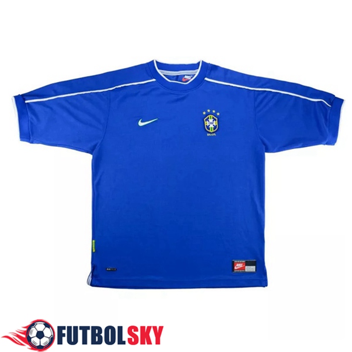 Camiseta De Futbol Brasil Retro Titular 1998/2000