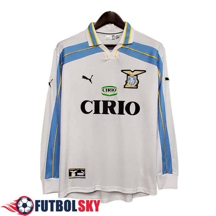 Camiseta De Futbol SS Lazio Retro Manga Larga Titular 2000/2001