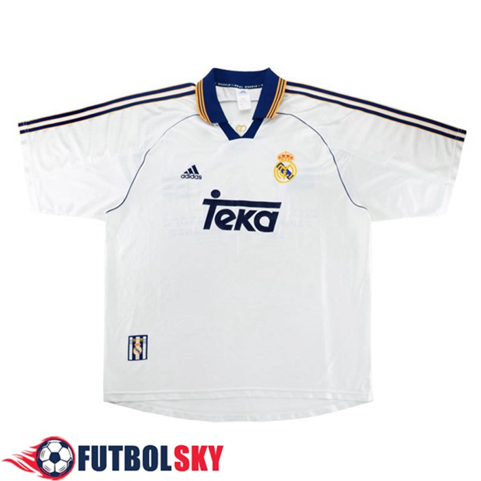 Camiseta De Futbol Real Madrid Retro Titular 1998/2000
