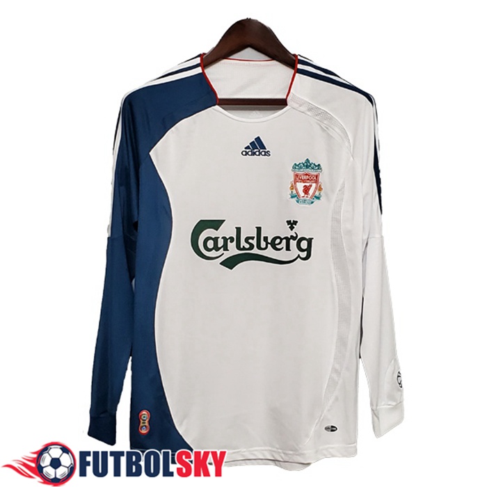 Camiseta De Futbol FC Liverpool Retro Manga Larga Alternativo 2006/2007