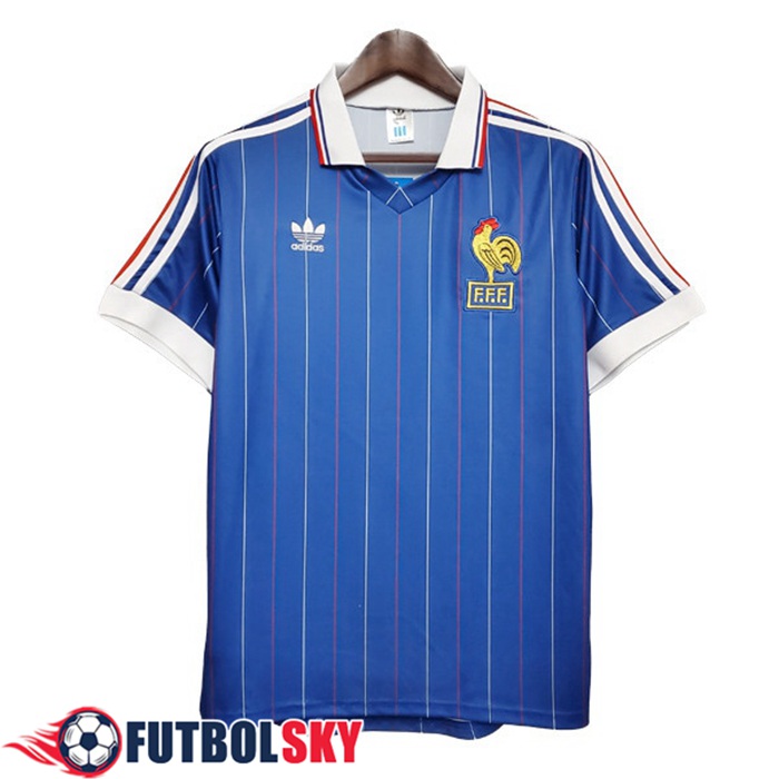 Camiseta De Futbol Francia Retro Titular 1982