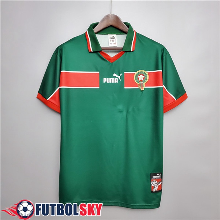 Camiseta De Futbol Morocco Retro Titular 1998