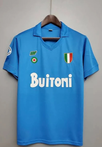 Camiseta De Futbol SSC Naples Retro Titular 1987/1988