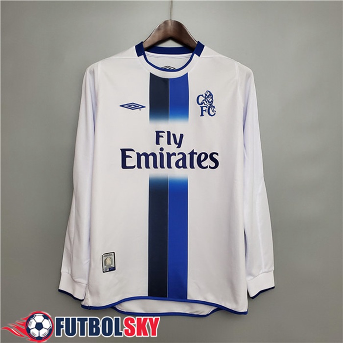 Camiseta De Futbol FC Chelsea Retro Alternativo Manga Larga 2003/2005