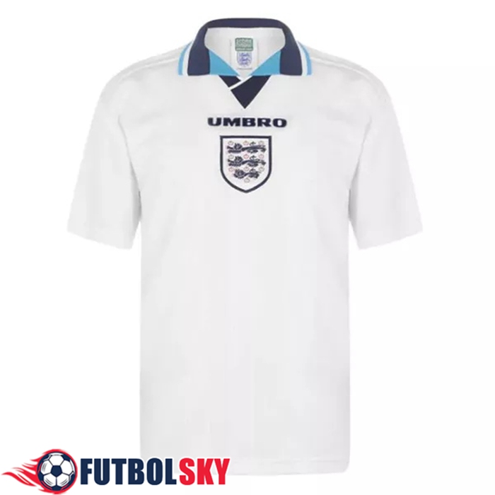 Camiseta De Futbol Inglaterra Retro Titular 1996