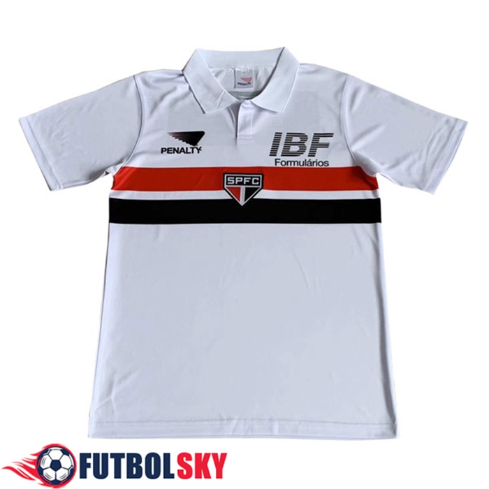 Camiseta De Futbol Sao Paulo FC Retro Titular 1991