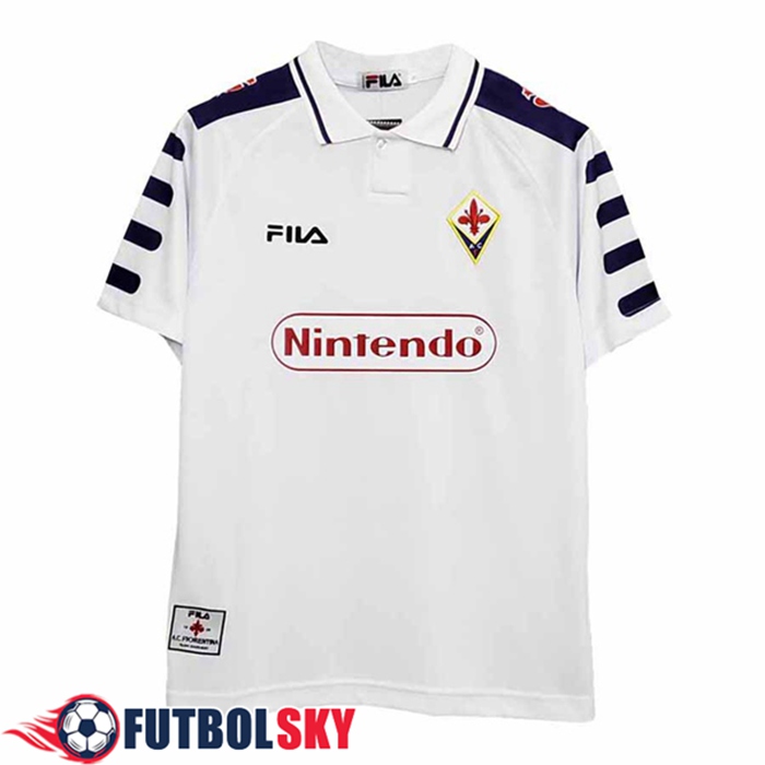 Camiseta De Futbol ACF Fiorentina Retro Alternativo Titular 1998