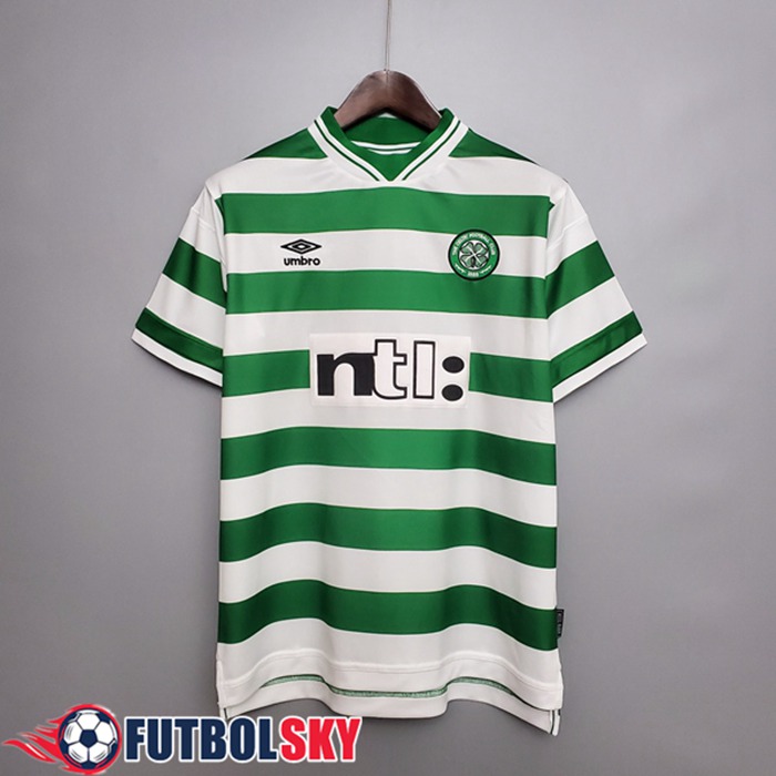 Camiseta De Futbol Celtic FC Retro Titular 1999/2000