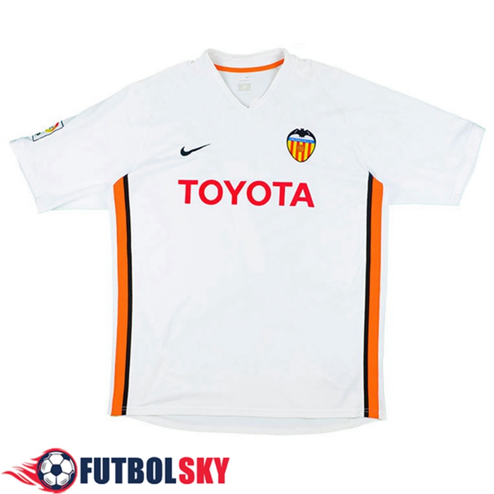 Camiseta De Futbol Valencia Retro Titular 2006/2007
