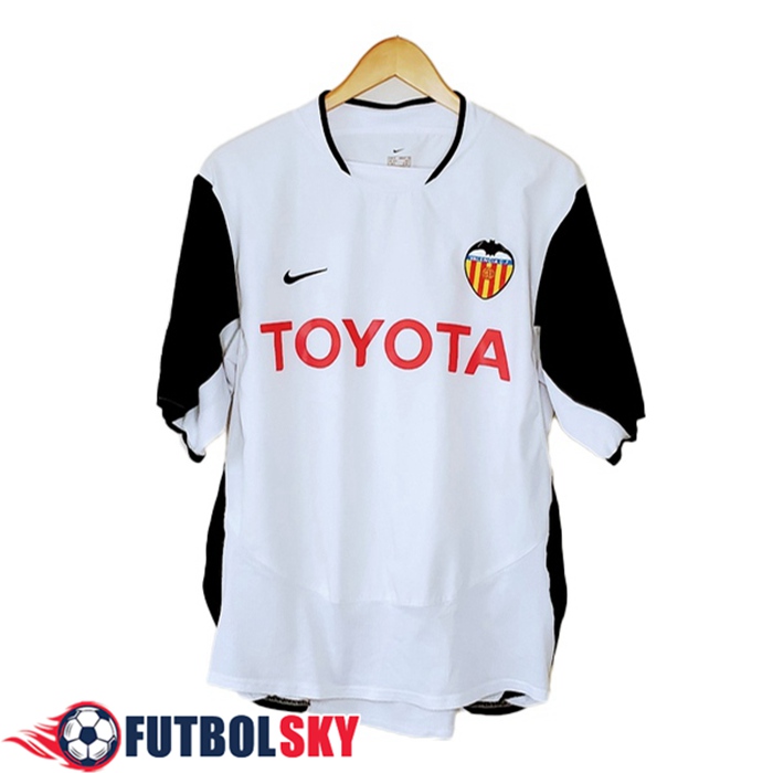 Camiseta De Futbol Valencia Retro Titular 2003/2004