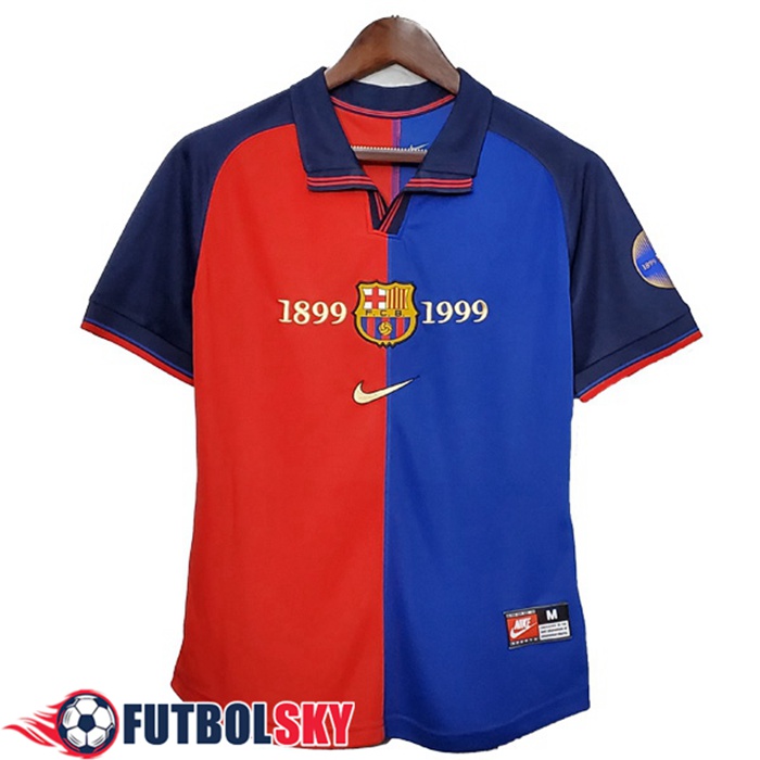 Camiseta De Futbol FC Barcelona Retro Version 100e Anniversaire