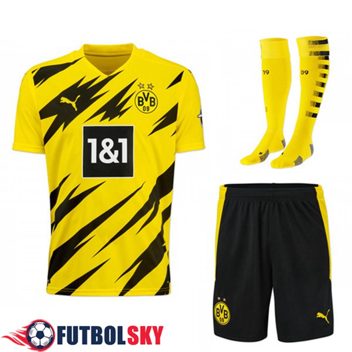 Camiseta Futbol Dortmund BVB Titular (Cortos+Calcetines) 2020/21