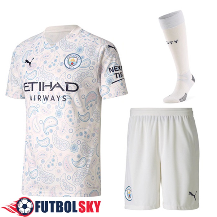 Camiseta Futbol Manchester City Tercero (Cortos+Calcetines) 2020/2021