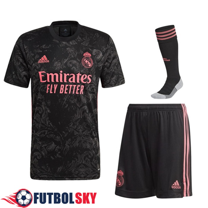 Camiseta Futbol Real Madrid Tercero (Cortos+Calcetines) 2020/2021