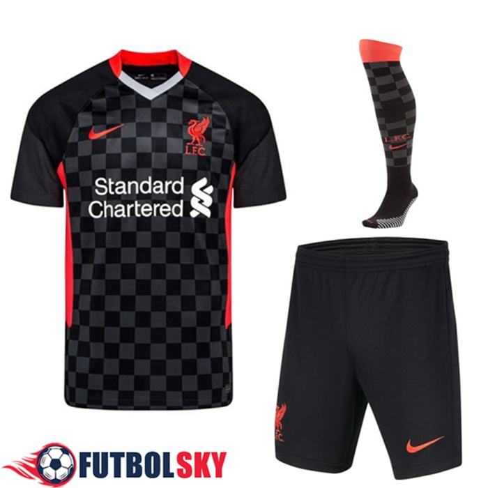 Camiseta Futbol FC Liverpool Tercero (Cortos+Calcetines) 2020/2021